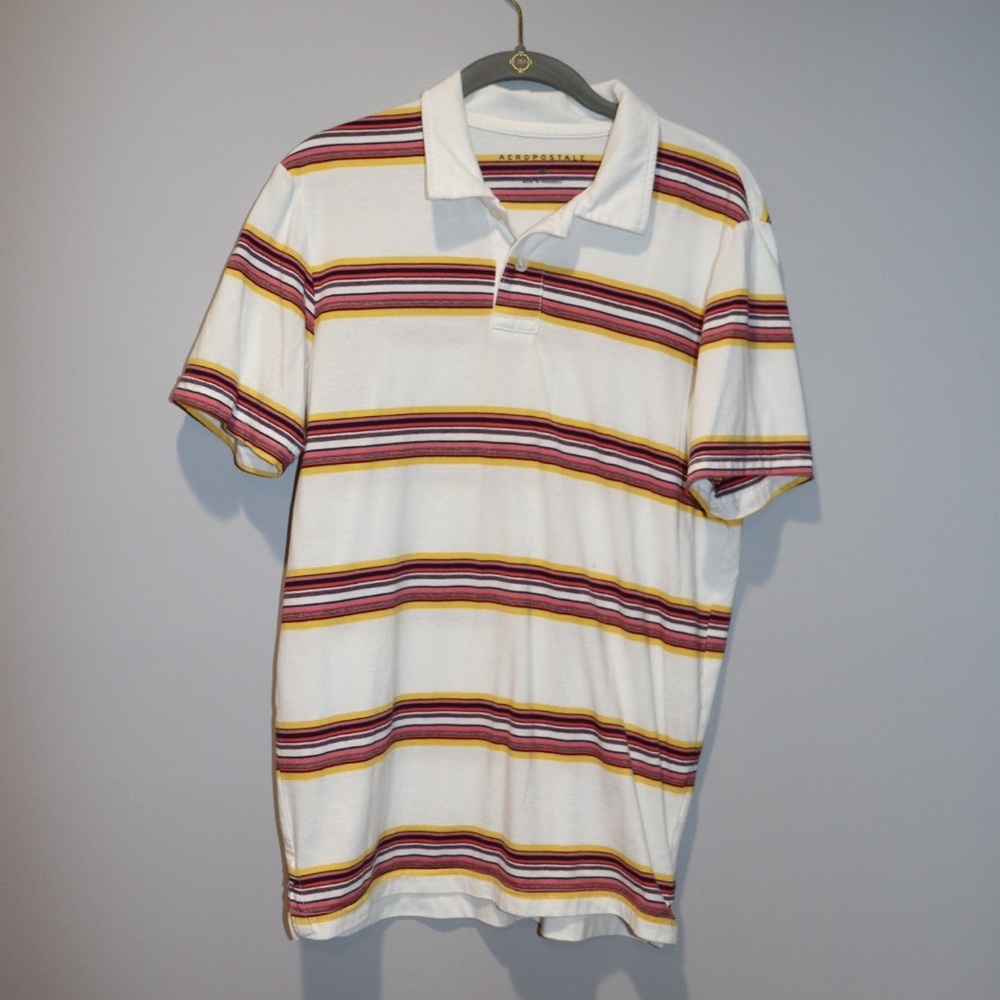 Men’s Aeropostale Striped Polo